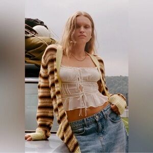 URBN Alston Stripe Cardigan